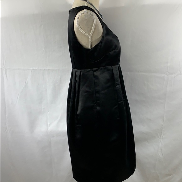 Michael Kors black satin empire dress with pockets - Picture 4 of 8